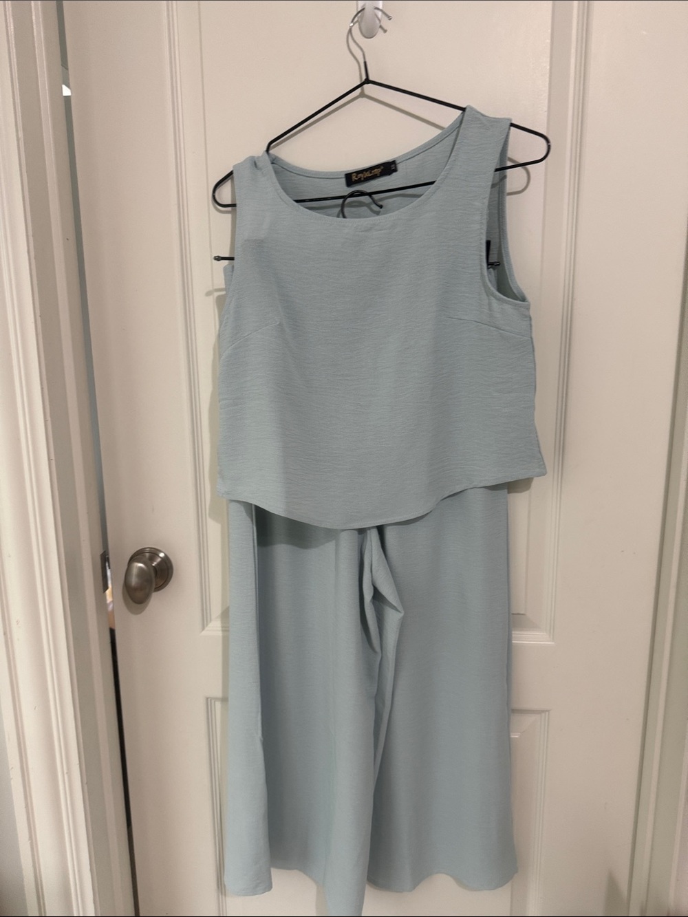Light Blue Sleeveless w pants-